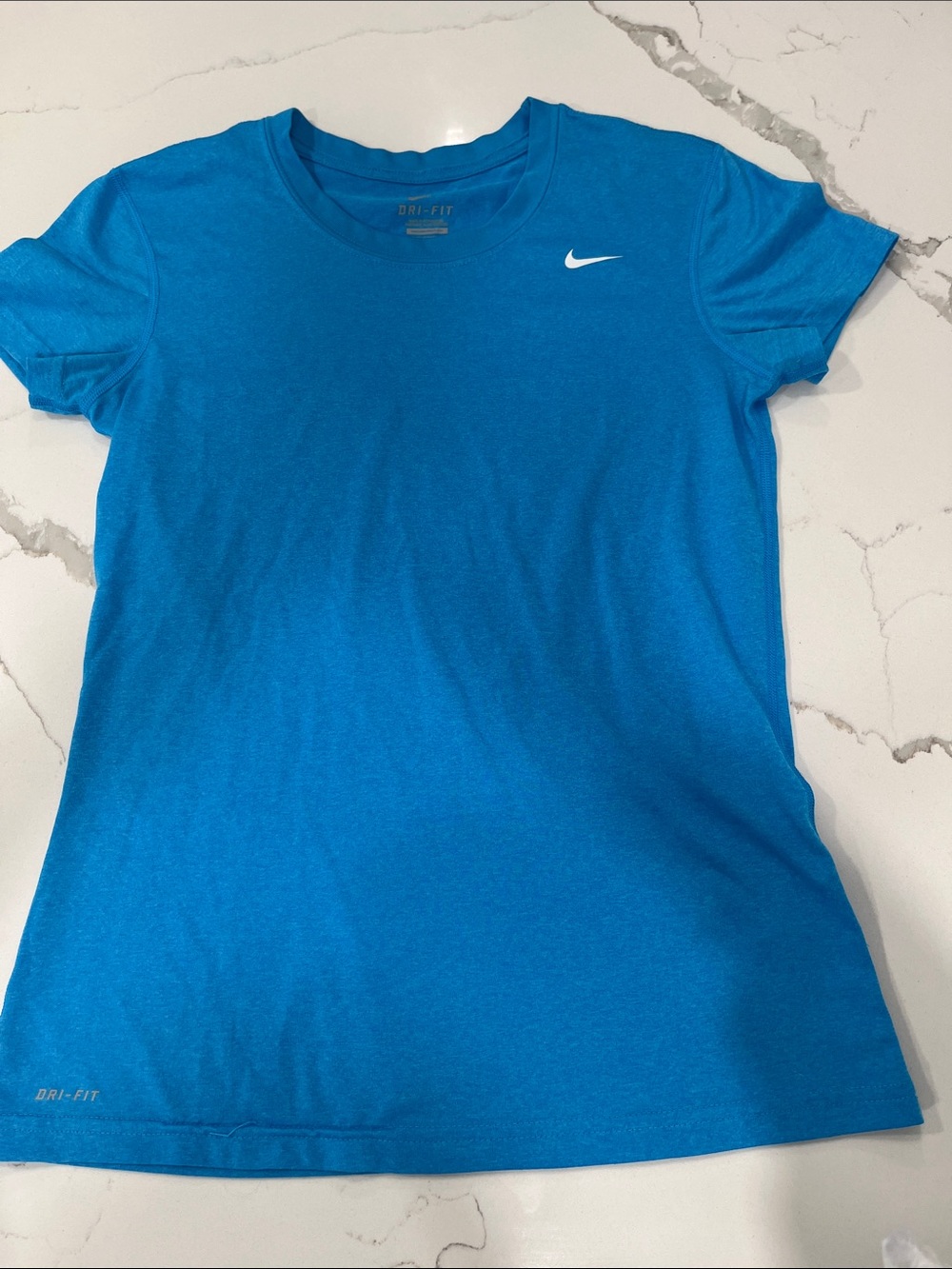 Nike Women’s Bright Blue Dri-FIT Short Sleeve Tee